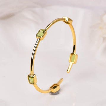 Zonder minimumprijs - Armband Zilver - Peridot -, Sieraden, Tassen en Uiterlijk, Nieuw