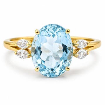 Zonder minimumprijs - Ring - 14 karaat Geel goud - 2.74ct., Nieuw
