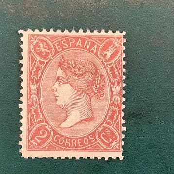 Spanje 1865/1930 - 4 cent Isabel II - Edifil 74, Postzegels en Munten, Postzegels | Europa | Spanje, Gestempeld