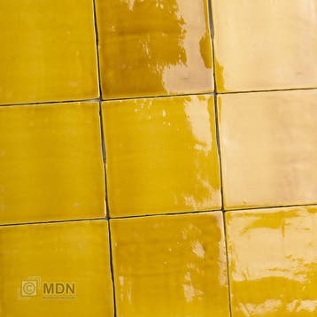 Wandtegels | Oud Hollandse handvorm tegels oker geel 13x13, Doe-het-zelf en Verbouw, Tegels, Verzenden, Nieuw
