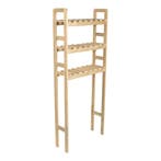 [en.casa] Staand rek Alslev badkamerrek 160x64x21 cm houtkle, Verzenden, Nieuw