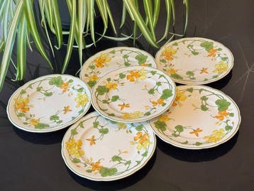 Villeroy & Boch - Bord (6) - Geranium - Porselein -