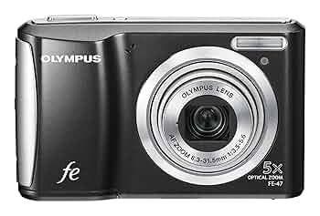 Olympus FE-47 Digitale Compact Camera - Zwart (In doos), Verzenden, Zo goed als nieuw