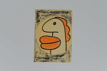 Thierry Noir (1958) - HEADS Berlin Wall · Original drawing ·