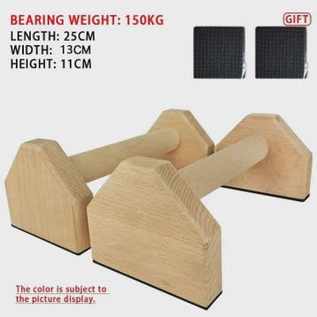 Houten Push-up Stands & Parallettes - Stabiele Grepen voor T, Verzenden, Nieuw
