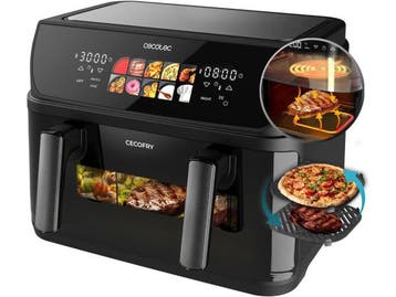 Veiling - Cecotec AirFryer Cecofry & Grill Duoheat 10.000 (S, Nieuw