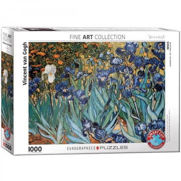 Irises by Vincent van Gogh Puzzel (1000 stukjes) |, Hobby en Vrije tijd, Denksport en Puzzels, Verzenden, Nieuw