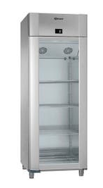 RVS koelkast met glazen deur 2/1GN | 614 liter, Verzenden, Nieuw in verpakking