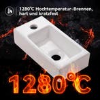 Wastafel - Keramiek - Hangend - 37x18,5 cm - Wit - HOROW, Verzenden, Zo goed als nieuw