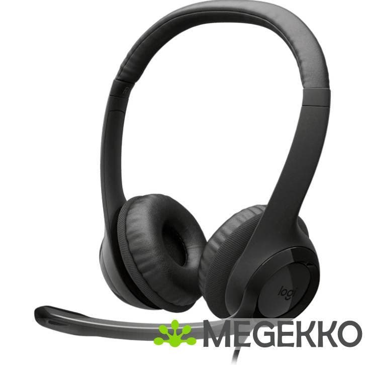 Logitech H390 Bedraad Zwart, Computers en Software, Headsets, Nieuw, Verzenden