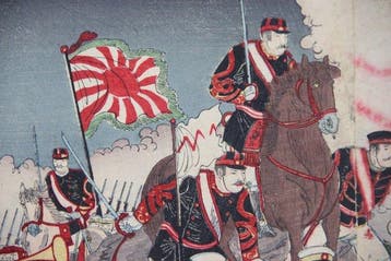 Nobukazu Sino-Japanese War Woodblock Print - Nobukazu -