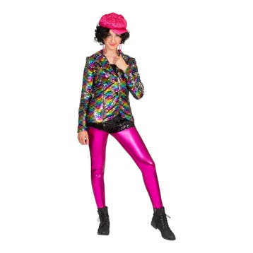 Regenboog Glitter Jas Dames, Ophalen of Verzenden, Nieuw
