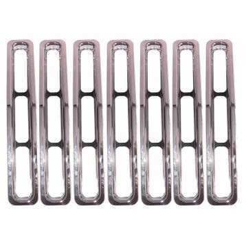 Rugged Ridge Grille Inserts Chrome 87-95 Jeep Wrangler YJ, Auto-onderdelen, Carrosserie en Plaatwerk, Ophalen of Verzenden, Nieuw