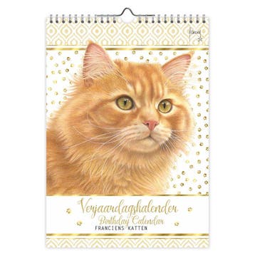 Franciens Katten Jeroen verjaardagskalender A4, Ophalen of Verzenden, Nieuw in verpakking