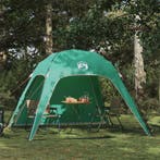vidaXL Instant Tent 4-Person Quick-Release Zeegroen 260 x, Caravans en Kamperen, Tenten, Verzenden, Nieuw