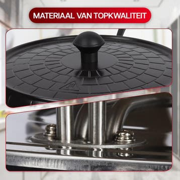 CuisineKing Pizza Oven Black Edition - 6 Personen -, Ophalen of Verzenden, Zo goed als nieuw