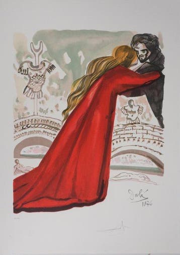 Salvador Dali (1904-1989) - Baiser, Antiek en Kunst