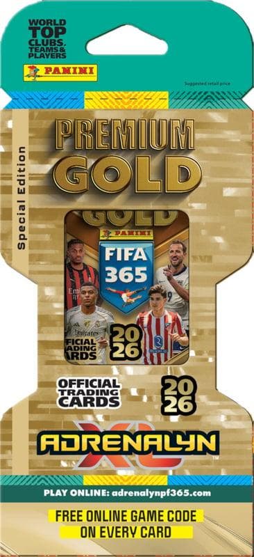 Adrenalyn XL FIFA365 25/26 Blister Premium Gold (TCG), Hobby en Vrije tijd, Verzamelkaartspellen | Pokémon, Zo goed als nieuw