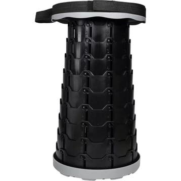 Benson Opvouwbare draagbare kruk - ABS - grijs - 6-46 cm..., Ophalen of Verzenden, Nieuw