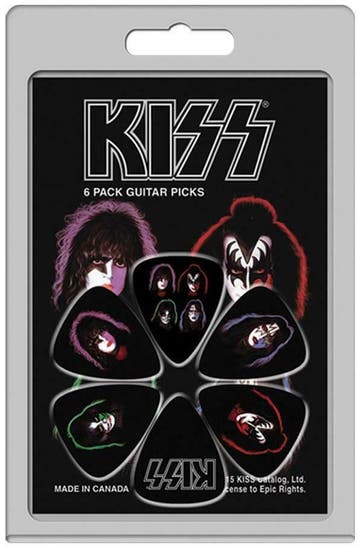 KISS 6-pack Medium plectrum 0.71 mm, Ophalen of Verzenden, Nieuw, Gebruiksvoorwerp