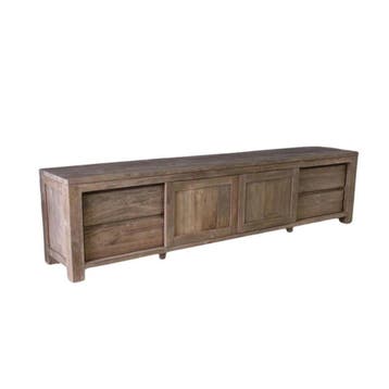Teak TV meubel Amersfoort 250cmKasten, Ophalen of Verzenden, Nieuw