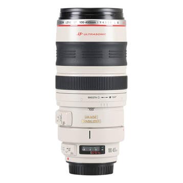 Canon EF 100-400mm f/4.5-5.6L IS USM met garantie, Audio, Tv en Foto, Gebruikt, Canon, Canon EF, Telelens