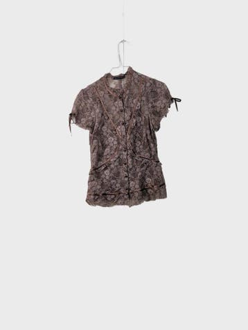HER Blouses Dames maat M Bruin Vintage, Ophalen of Verzenden, Nieuw