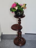 Plantentafel - Antieke Engelse plantentafel / piedestal -