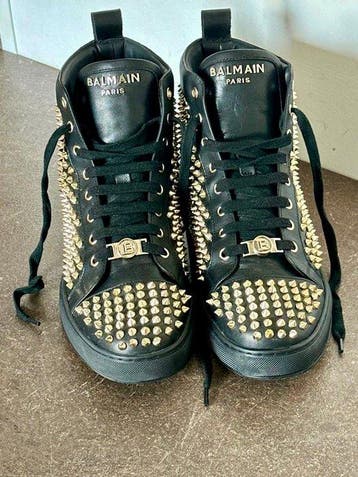 Balmain - High top con borchie - Sneakers - Maat: EU 44, Nieuw