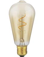 SPL LED Rustiek ST64 E27 2.9W 250lm 2200K Goud Dimbaar |..., Ophalen of Verzenden, Nieuw