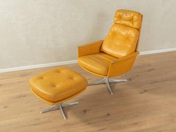 Cor - Horst Bruning - Fauteuil - Klaar - Leder, Staal -, Antiek en Kunst, Antiek | Meubels | Stoelen en Banken