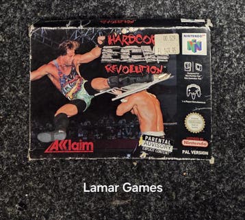 ECW Hardcore Revolution zonder boekje (Nintendo 64, Ophalen of Verzenden, Zo goed als nieuw