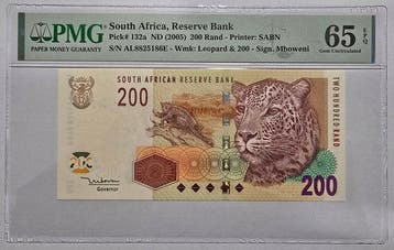 Zuid-Afrika. - 200 Rand ND(2005) - Pick 132a (Zonder