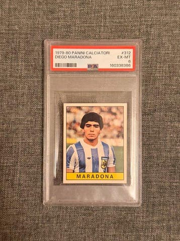 Panini - Calciatori 1979/80 - Rookie Maradona Graded card -, Nieuw