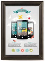 Kliklijst Essence Black A0 25mm, Nieuw in verpakking