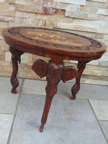 Salontafel - koffietafel - Hout - Indisch tafeltje