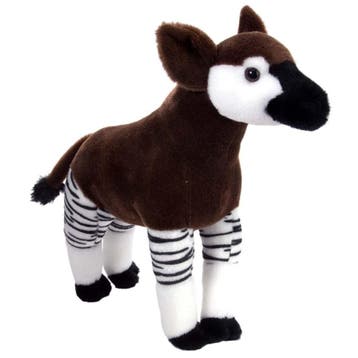 Wild Republic okapi knuffel - pluche - 30 cm - staand, Verzenden, Nieuw