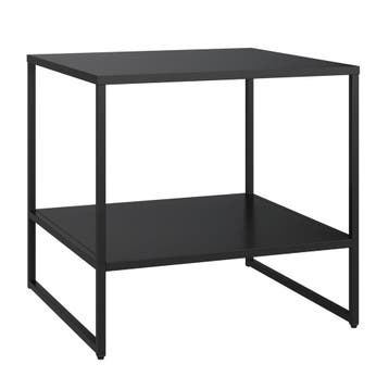 Bijzettafel Salsnes industrieel met opbergplank 53x51x51 cm, Huis en Inrichting, Tafels | Bijzettafels, Verzenden, Nieuw