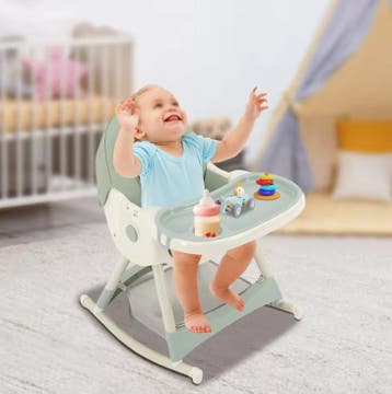 3-in-1Baby Kinderstoel met Verstelbare Rugleuning en Schomme, Kinderen en Baby's, Kinderstoelen, Verzenden, Nieuw