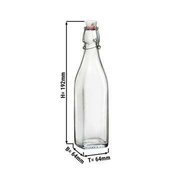 GGM Gastro | (12 stuks) Bormioli Rocco | Glazen fles - met |, Verzenden, Nieuw in verpakking