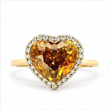 Zonder minimumprijs - Ring - 14 karaat Geel goud, 2,98 gram, Nieuw