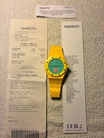Swatch Royal Pop - Swatch × Audemars Piguet OTG ROZ - Zonder, Nieuw