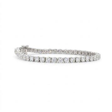 Armband - 14 karaat Witgoud - 8.56ct. tw. Diamant, Nieuw