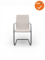 Jarvis luxe vintage sledestoel - Denver stoffering -  sta..., Vergader- of Presentatieruimte, Ophalen of Verzenden, Nieuw zonder verpakking
