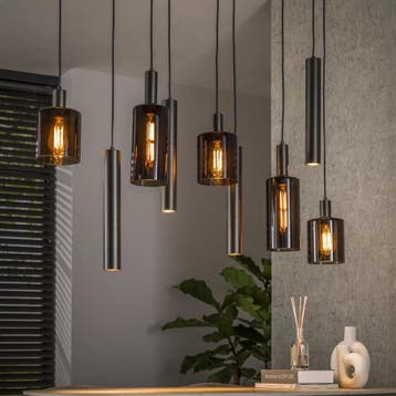 Hanglamp Lucaro - 9-lichts - Brons, Ophalen of Verzenden, Nieuw