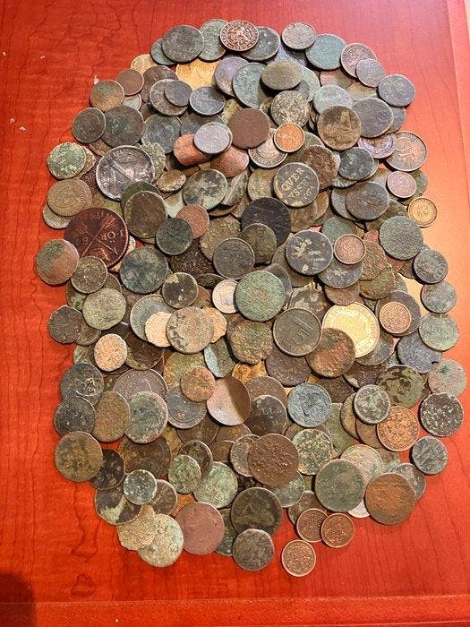 Nederland. Bodemvondsten 1600-heden (Zonder minimumprijs), Postzegels en Munten, Munten | Nederland