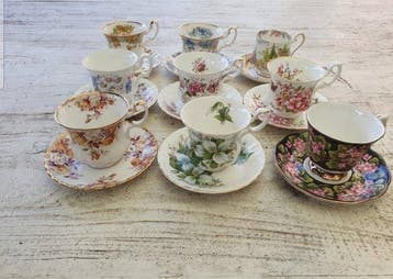 Royal Albert - Koffieservies voor 8 (9) - Diversen -