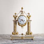 Portico klok Louis XVI - Verguld brons - 1790