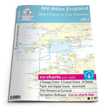 NV Charts Engeland - UK2 The Needles tot Star Point, Watersport en Boten, Ophalen of Verzenden, Nieuw