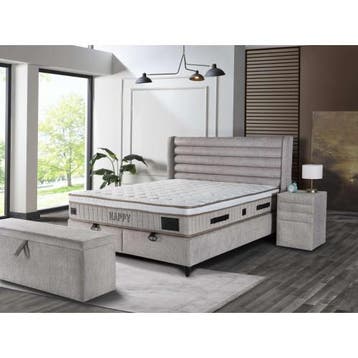 Boxspring HAPPY met opbergfunctie, Ophalen of Verzenden, Nieuw, Tweepersoons